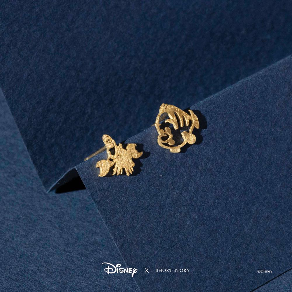 Disney Earring Ariel Sebastian and Flounder