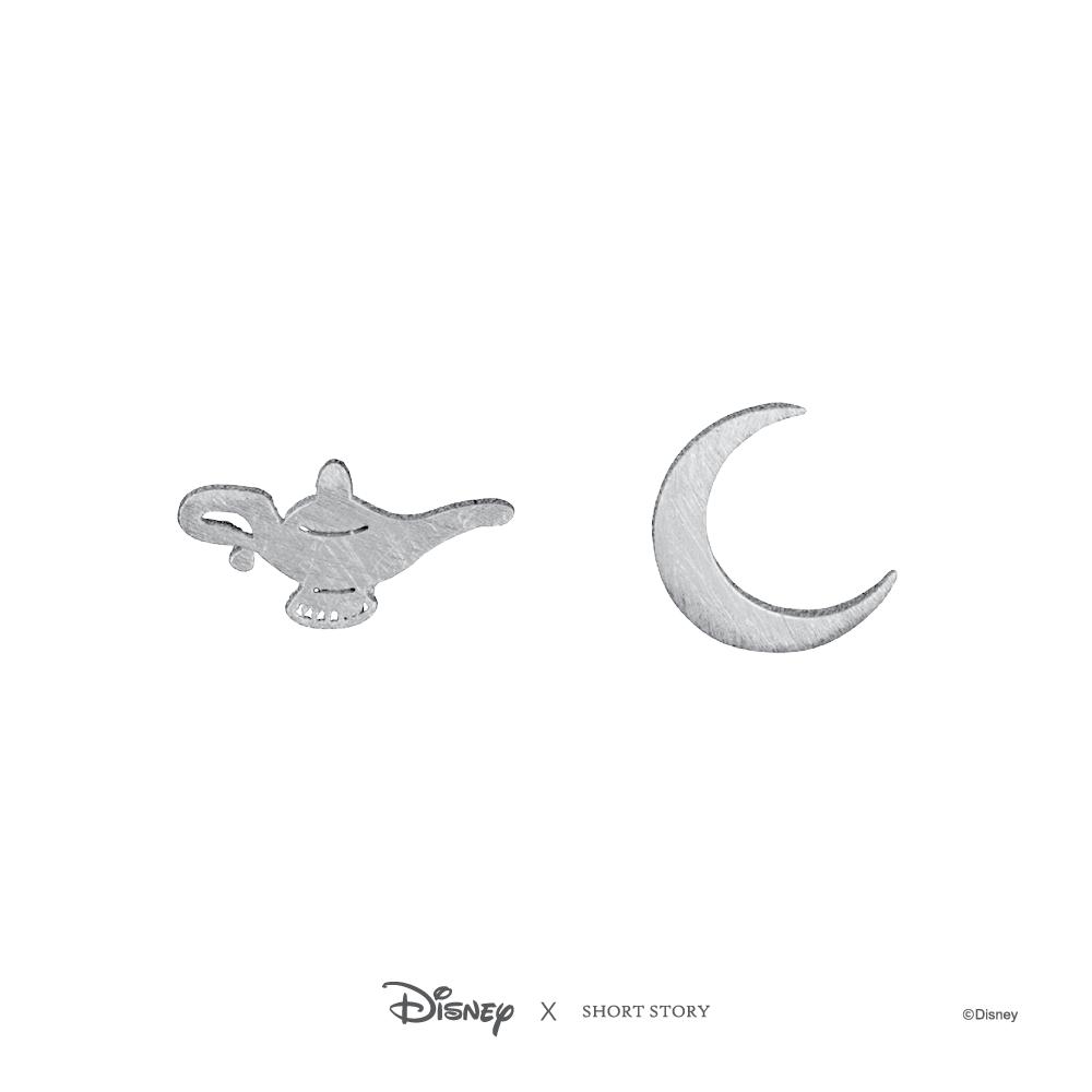 Disney Earring Jasmine Lamp and Moon