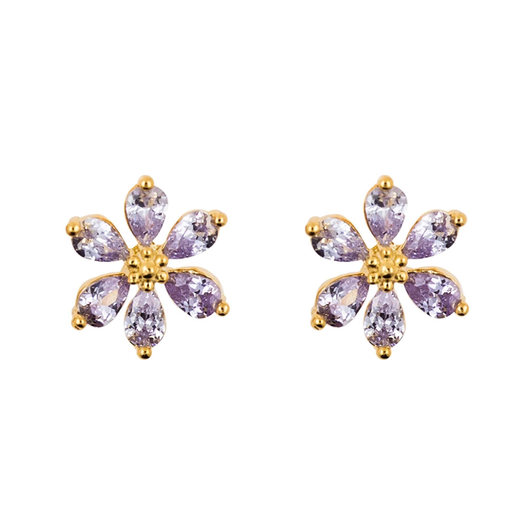 Earring Diamante Lily