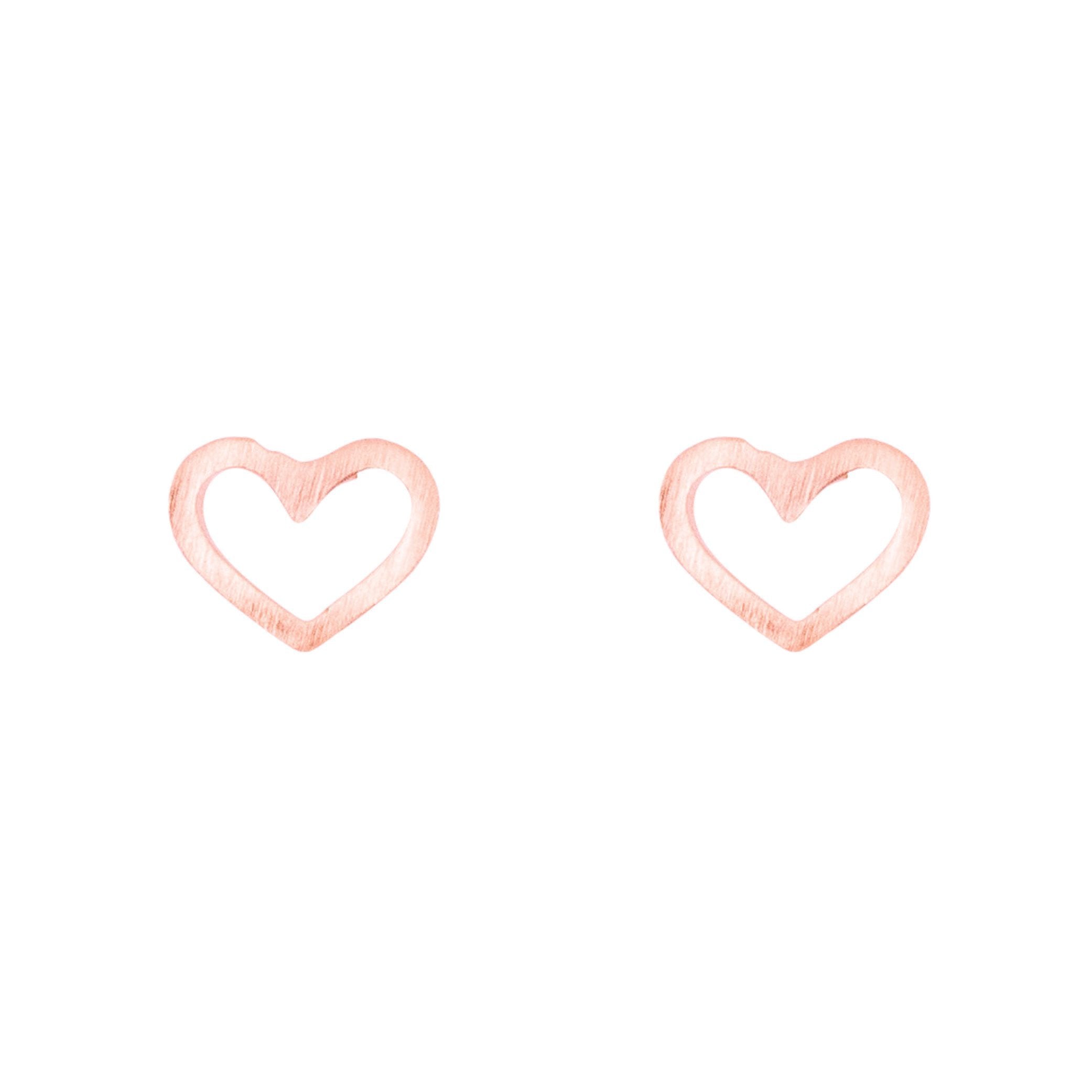 Earring Heart Stencil III