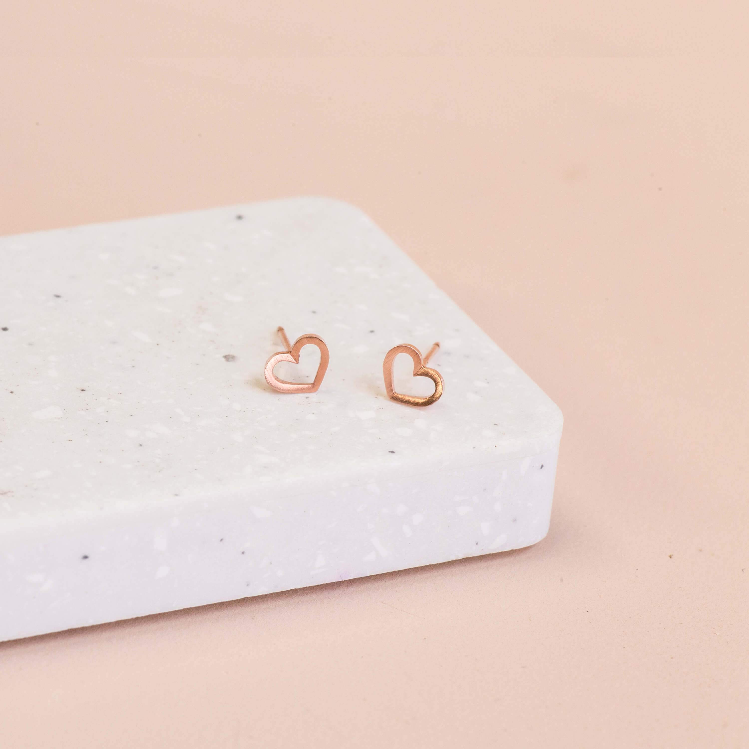 Earring Heart Stencil III