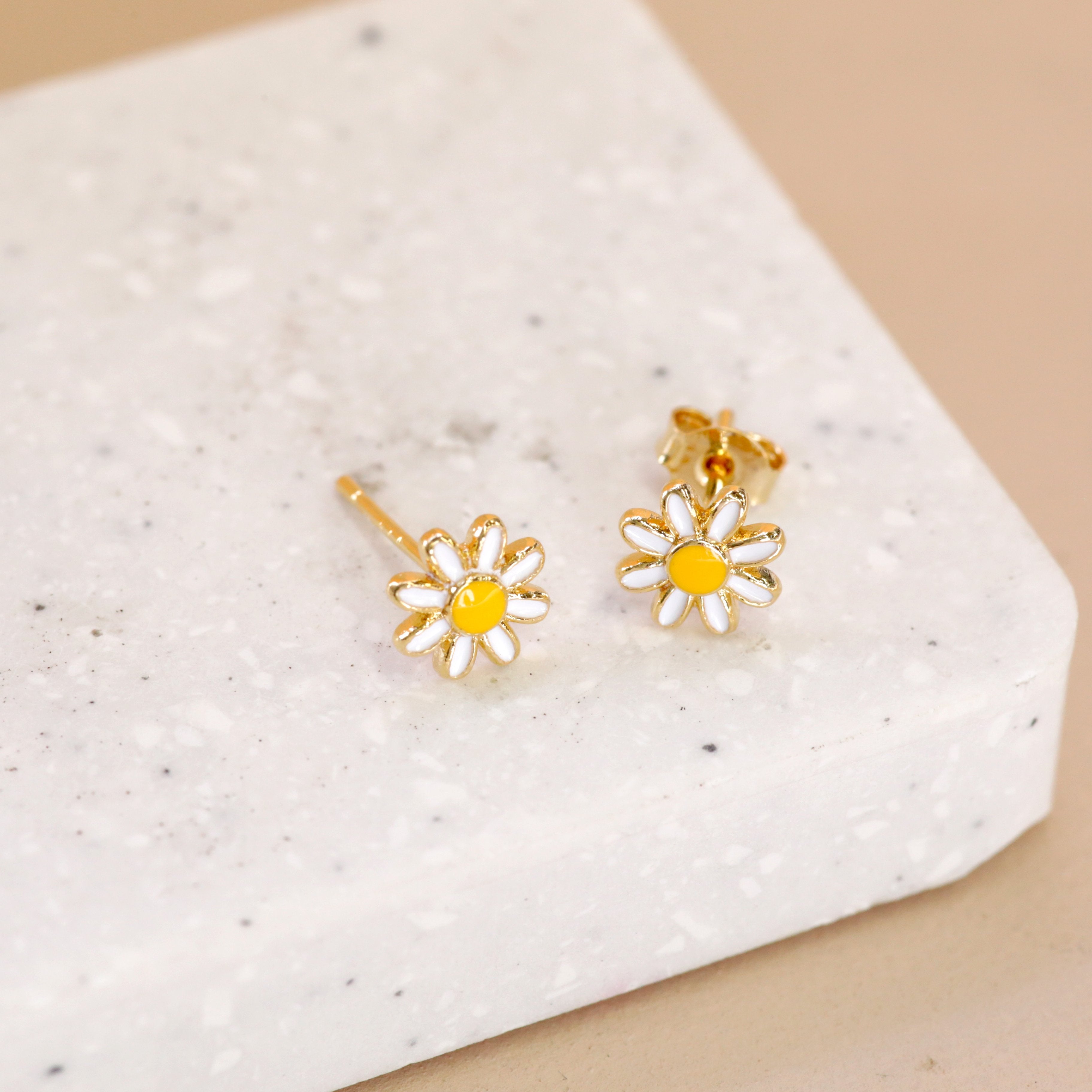 Earring Epoxy Daisy