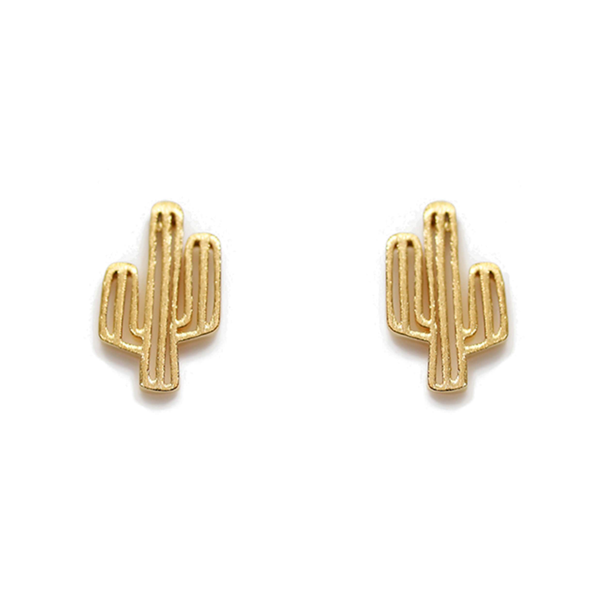 Earring Cactus Gold