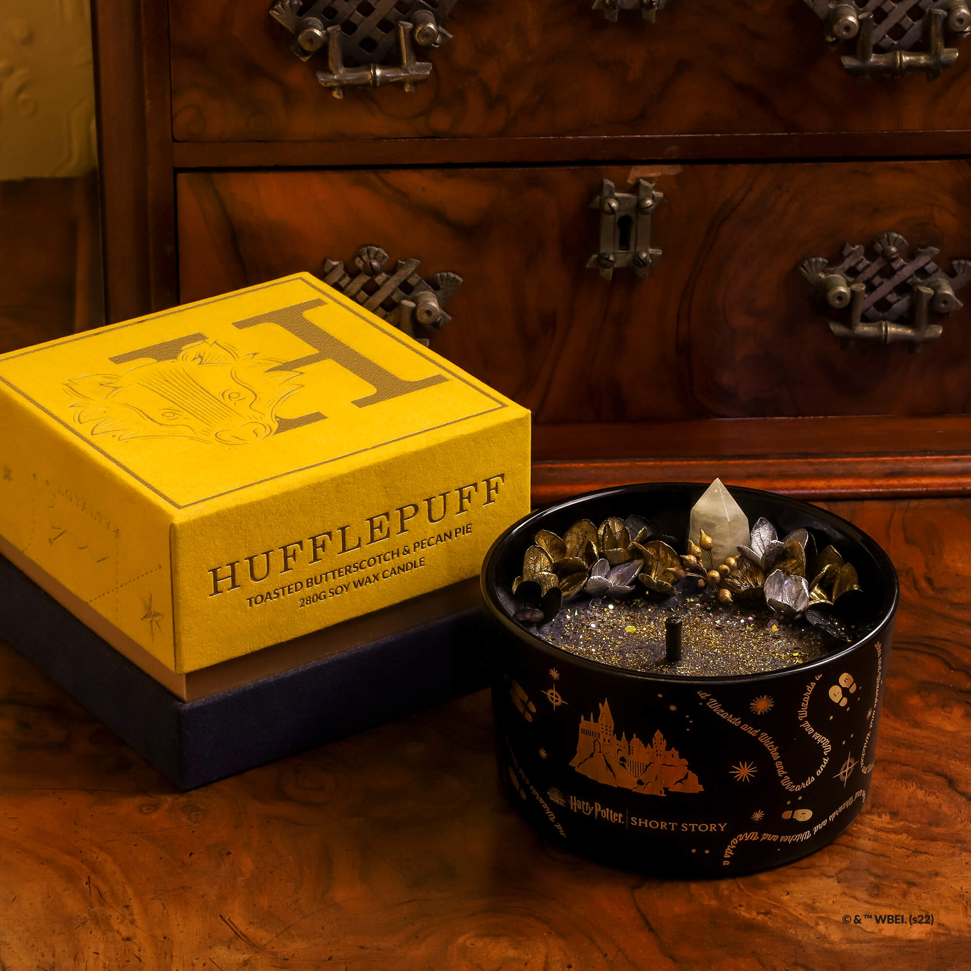 Harry Potter Candle Hufflepuff