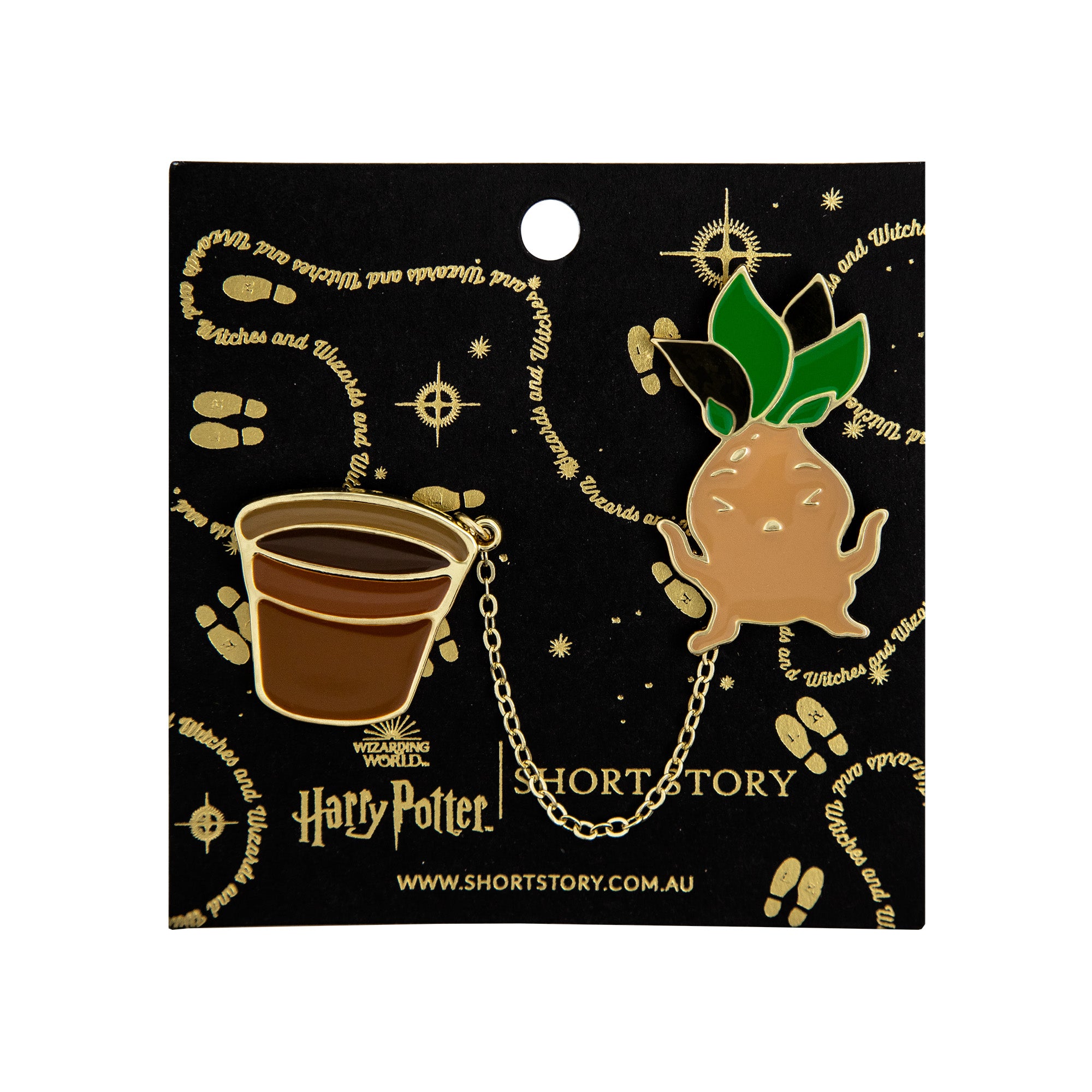 Harry Potter Enamel Pin Mandrake &amp; Pot