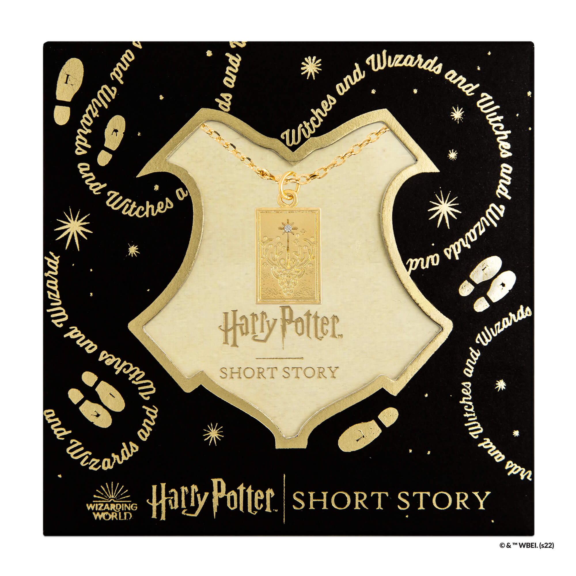 Harry Potter Necklace Medallion Doe