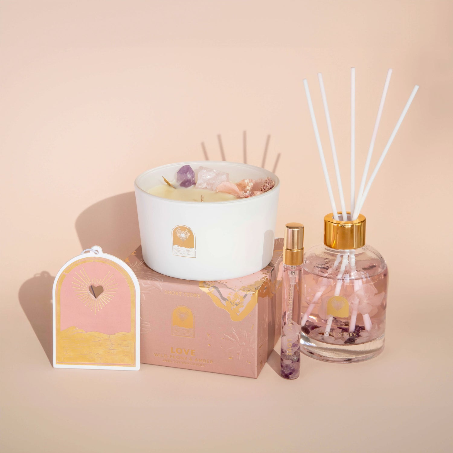 Floral Crystal Diffuser Love Wild Peony &amp; Amber