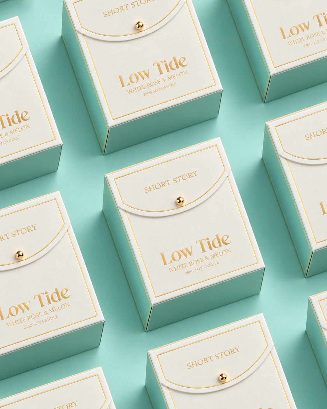 Signature Low Tide - White Rose & Melon Soy Candle