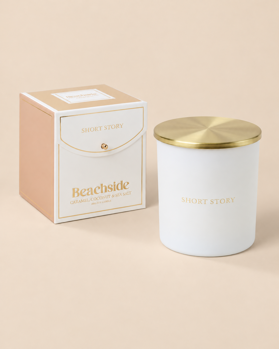 Signature Beachside - Caramel, Coconut & Sea Salt Soy Candle