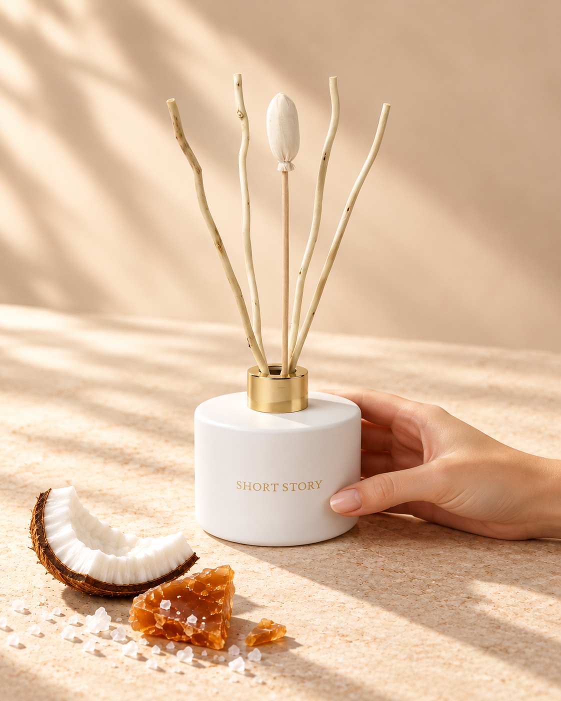 Signature Beachside - Caramel, Coconut & Sea Salt Reed Diffuser