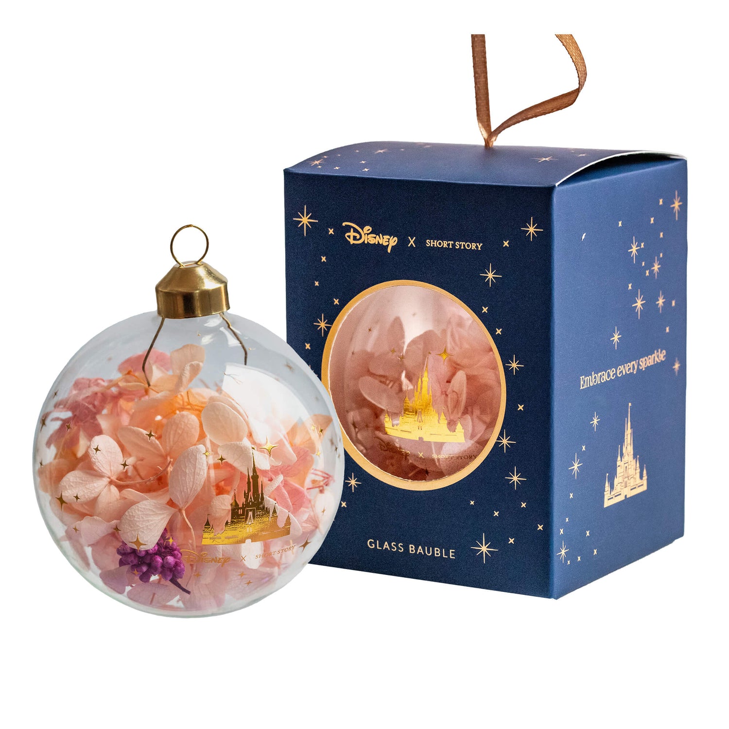 Disney Glass Bauble Happily Ever After