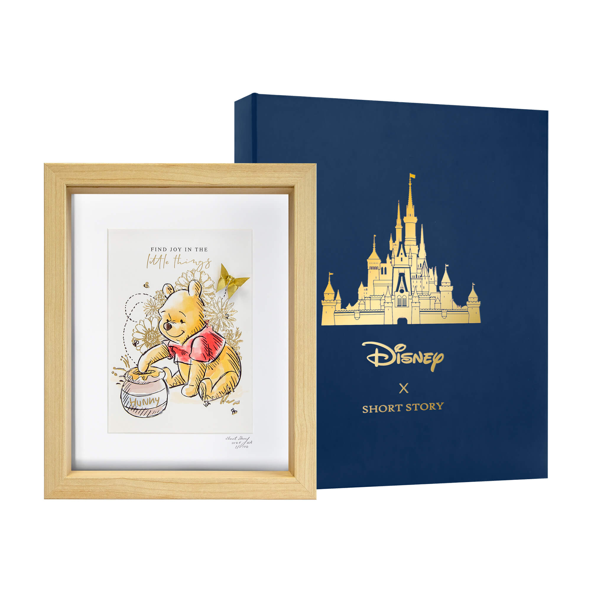 Disney Small Natural Frame Pooh