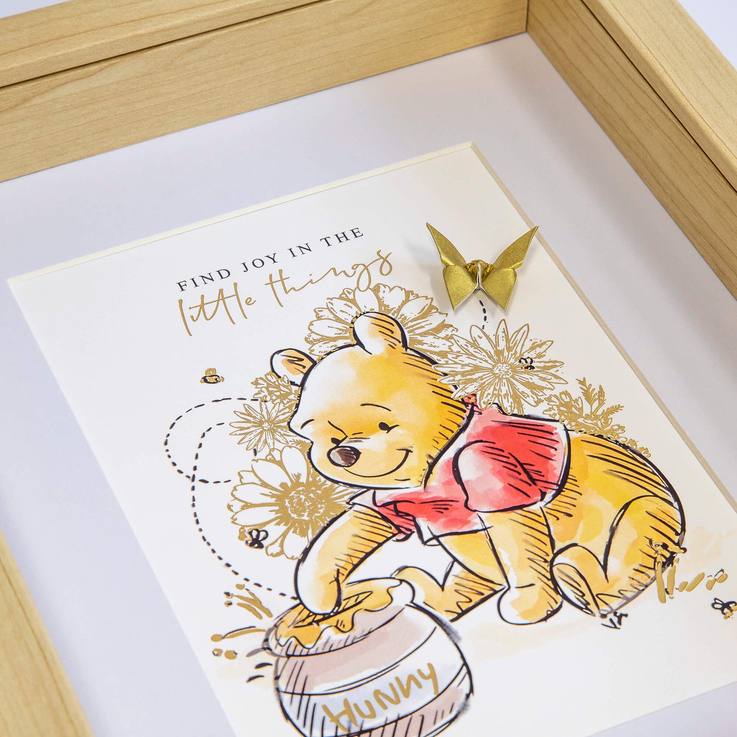 Disney Small Natural Frame Pooh