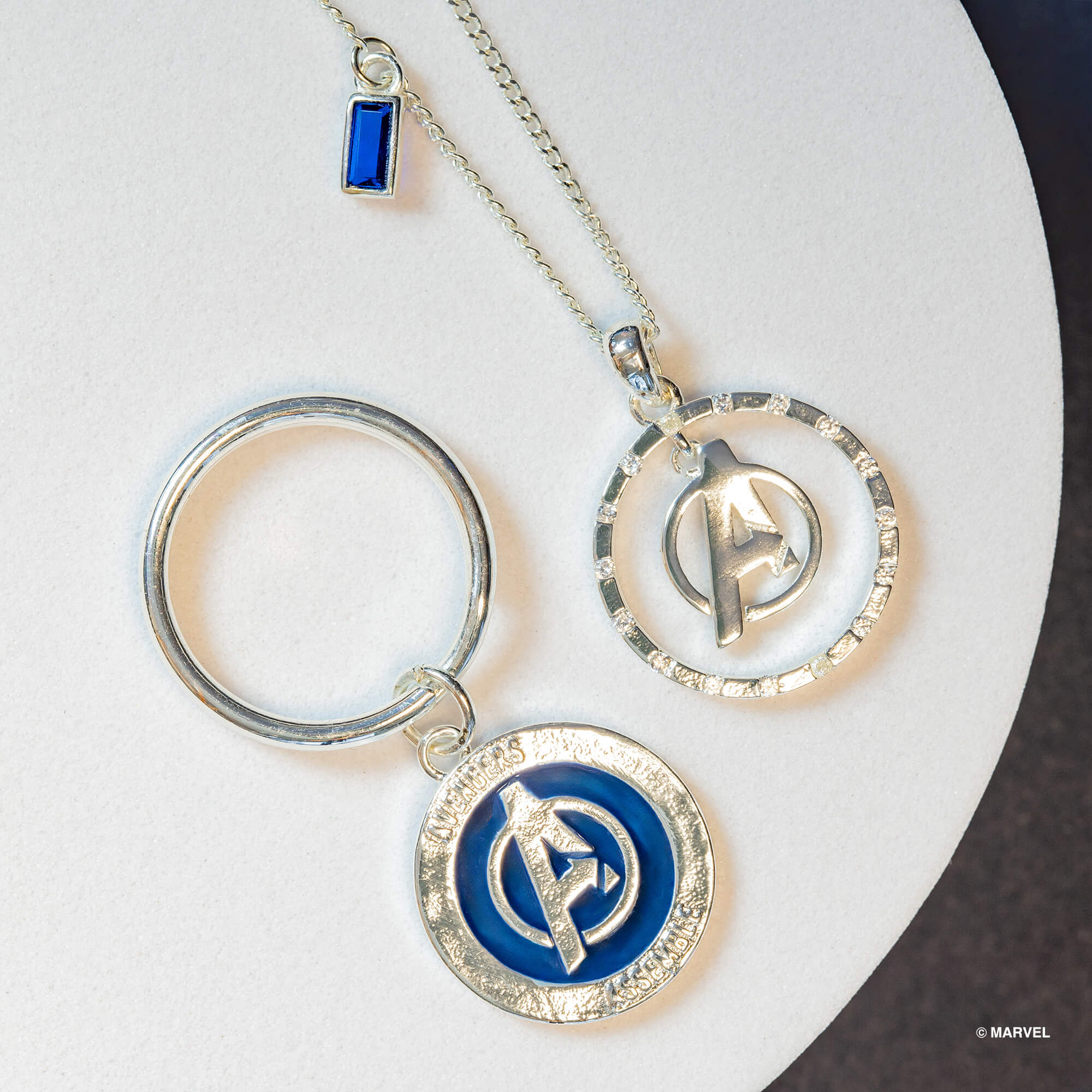 Marvel Necklace &amp; Pet Charm Set Avengers