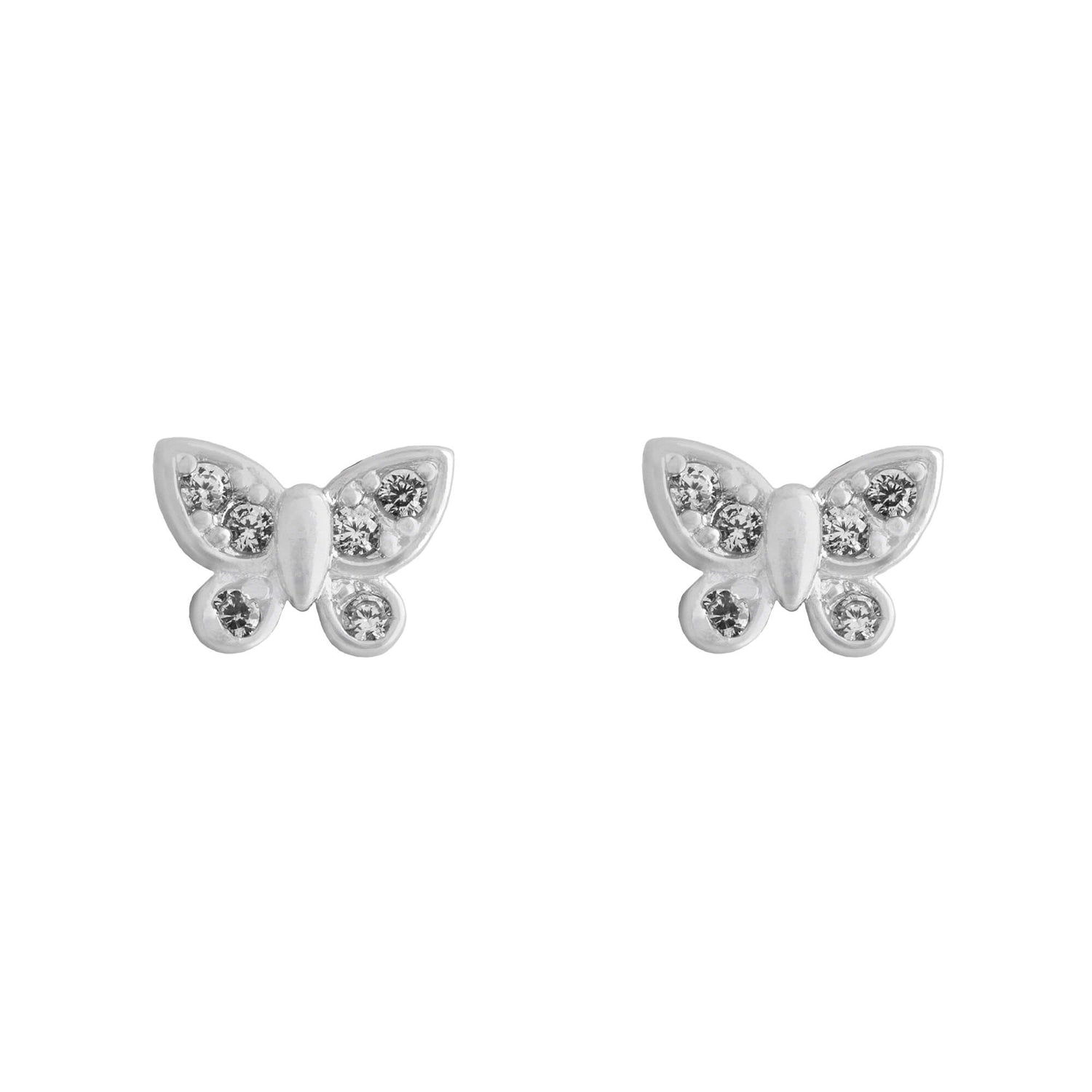 Earring Diamante Baby Butterfly