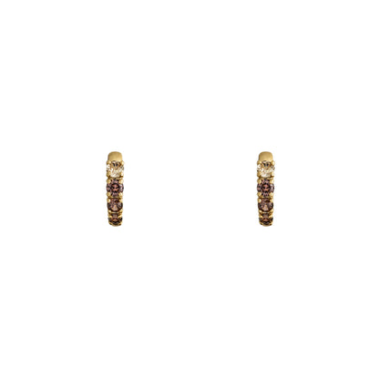 Hoop Earring Diamante Carol