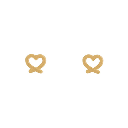 Earring Pretzel Heart