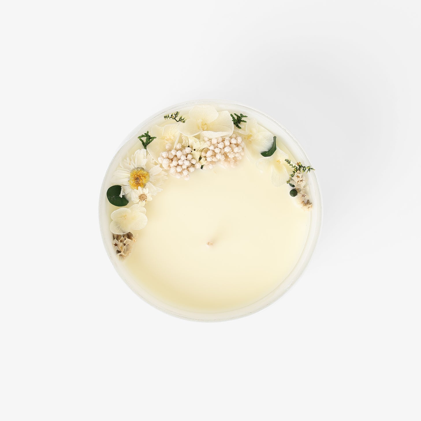 Floral Candle Coconut Lime
