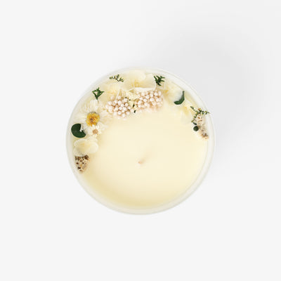 Floral Candle Coconut Lime