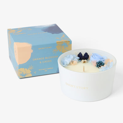 Floral Candle Orange Blossom