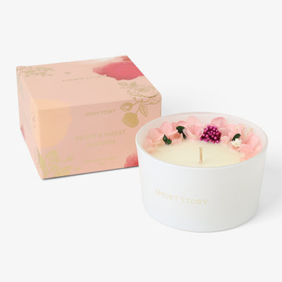 Floral Candle Peonies
