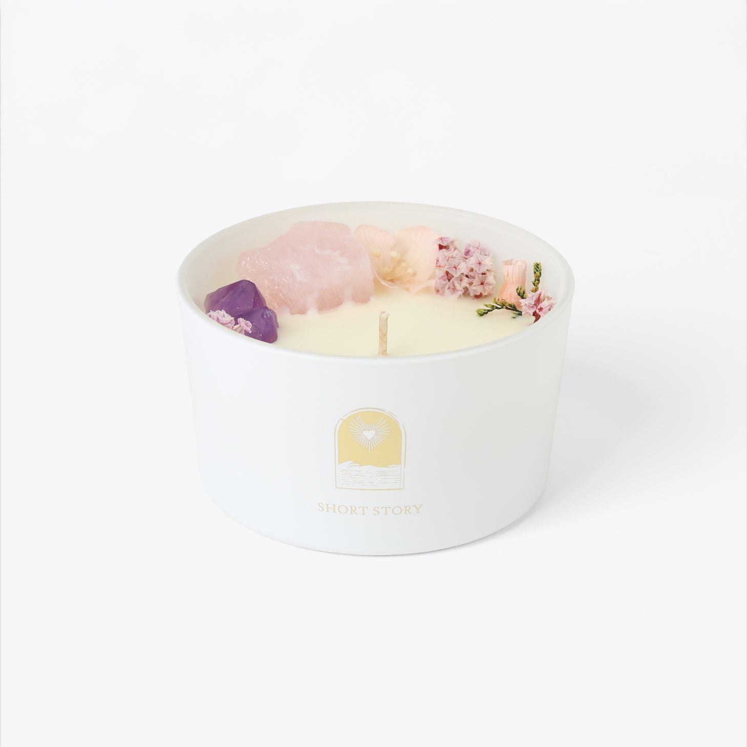 Floral Crystal Candle Love Wild Peony & Amber