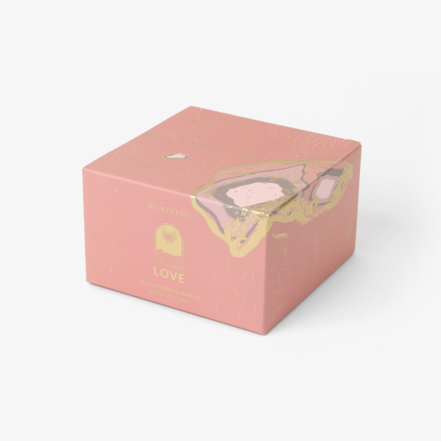 Floral Crystal Candle Love Wild Peony & Amber