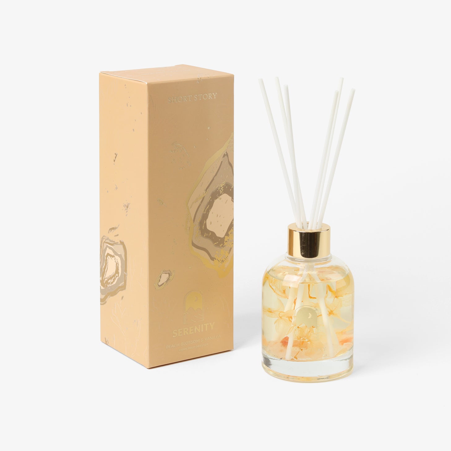 Floral Crystal Diffuser Serenity Peach Blossom & Vanilla