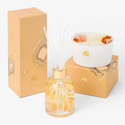 Floral Crystal Serenity Collection Pack - Peach Blossom & Vanilla
