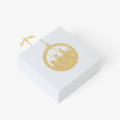 Harry Potter Gold Bookmark Hogwarts Castle