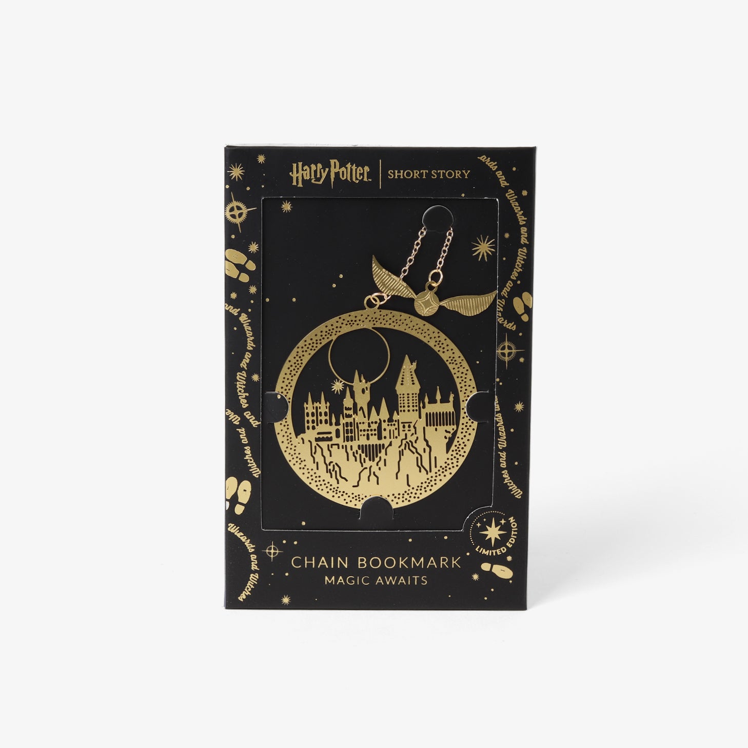 Harry Potter Gold Bookmark Hogwarts Castle