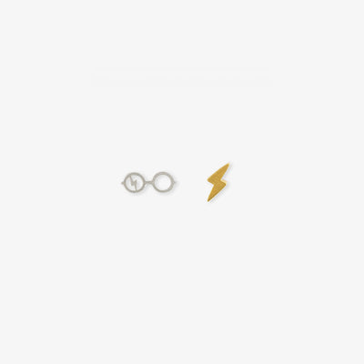 Harry Potter Earring Glasses & Lightning Bolt