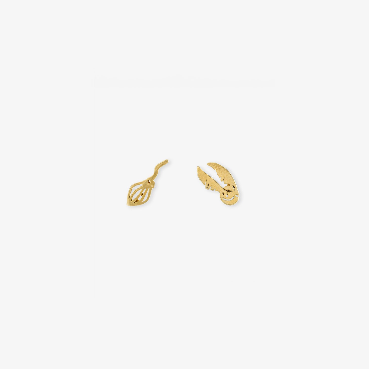 Harry Potter Earring Nimbus 2000 & Snitch