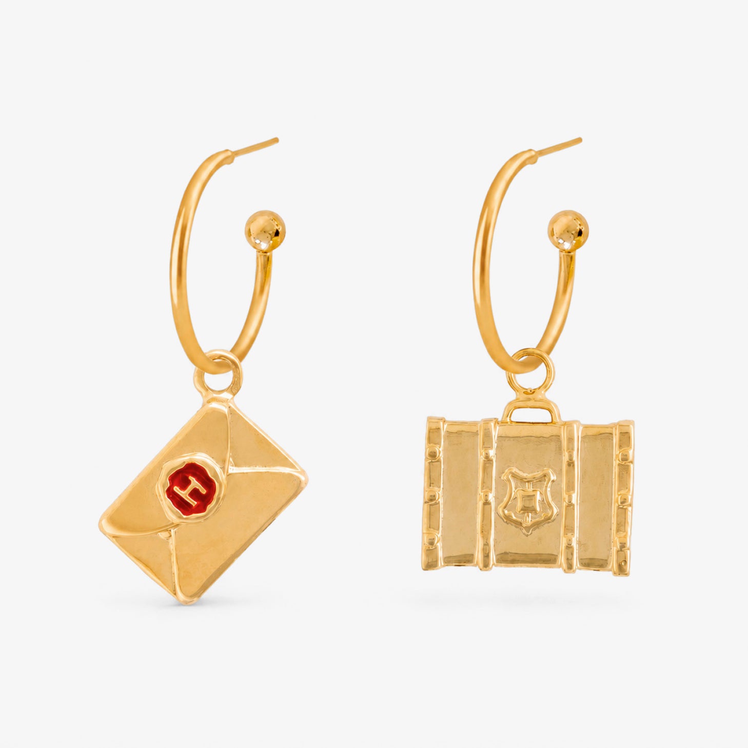 Harry Potter Hoop Earring Hogwarts Letter