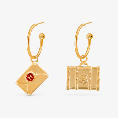 Harry Potter Hoop Earring Hogwarts Letter