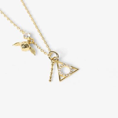 Harry Potter Necklace Deathly Hallows