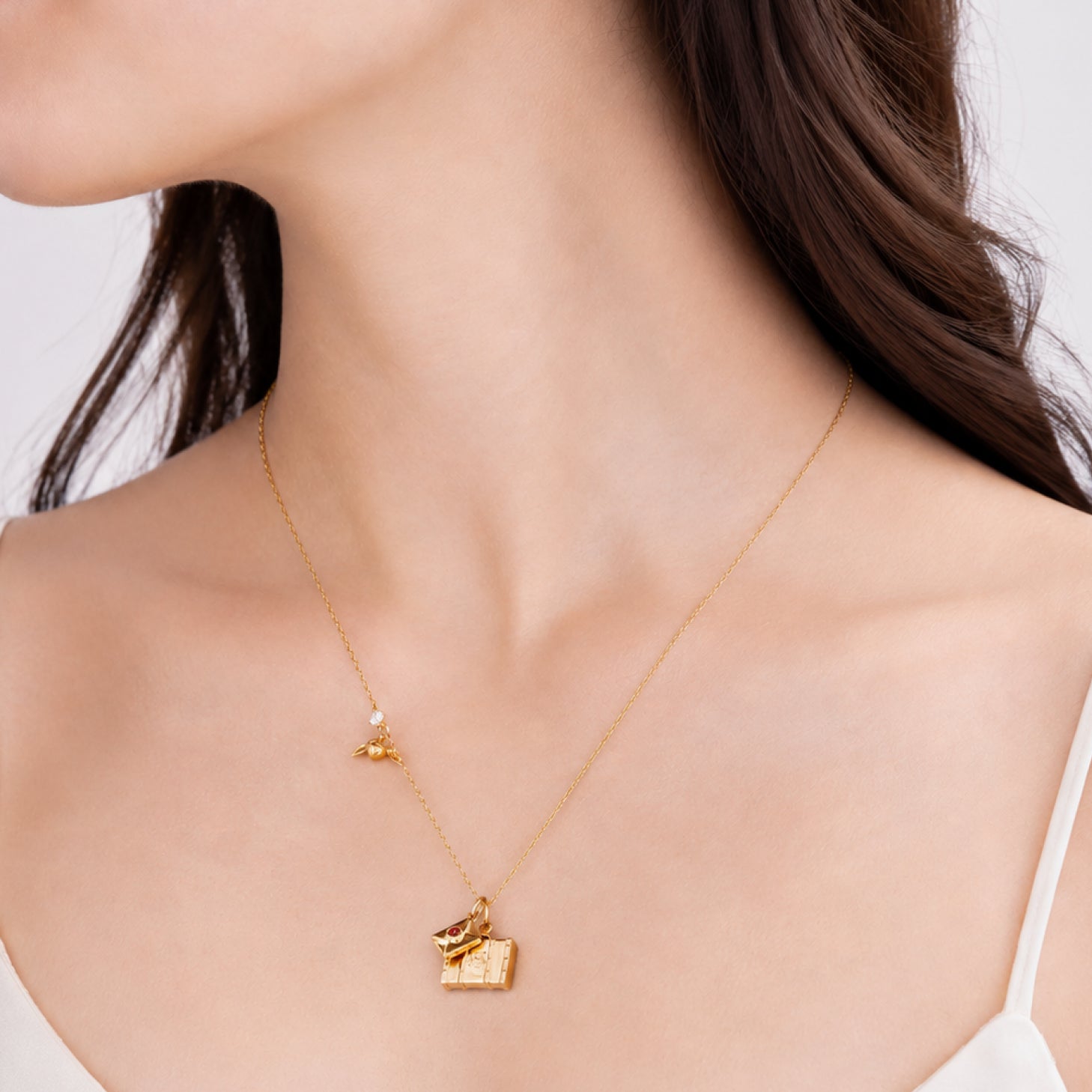 Harry Potter Necklace Hogwarts Letter