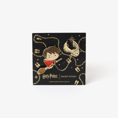 Harry Potter Enamel Pin Harry & Golden Snitch