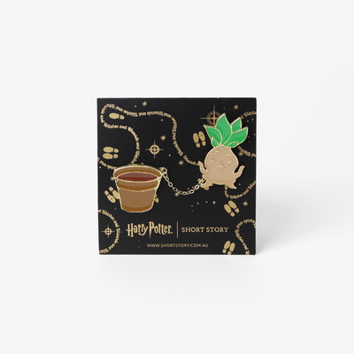 Harry Potter Enamel Pin Mandrake & Pot