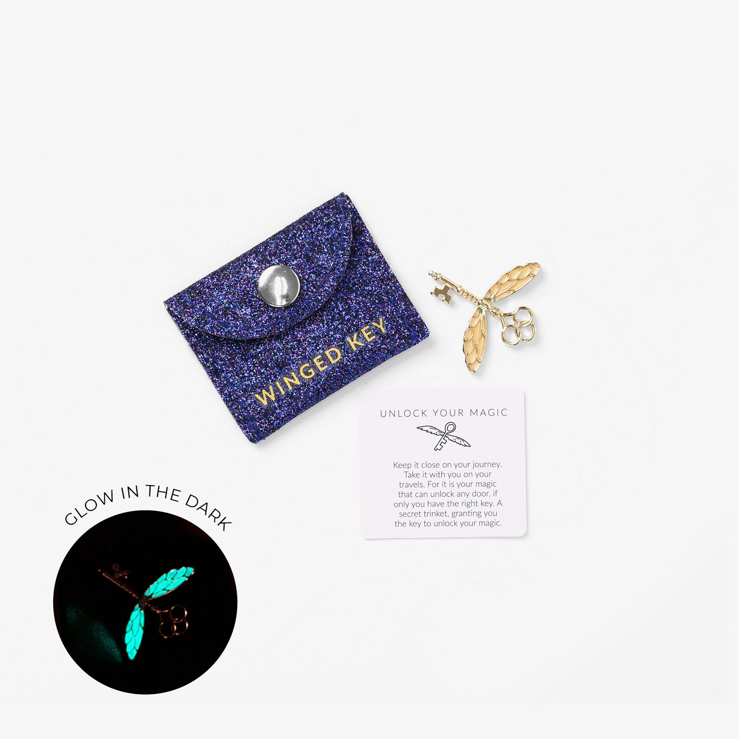 Harry Potter Trinket Pouch Winged Key