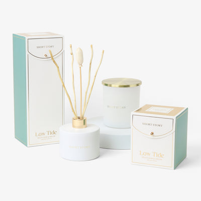 Signature Low Tide – White Rose & Melon Candle & Diffuser Pack