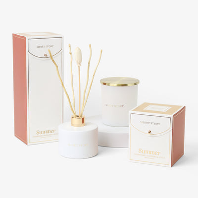Signature Summer – Strawberry & Lotus Blossom Candle & Diffuser Pack