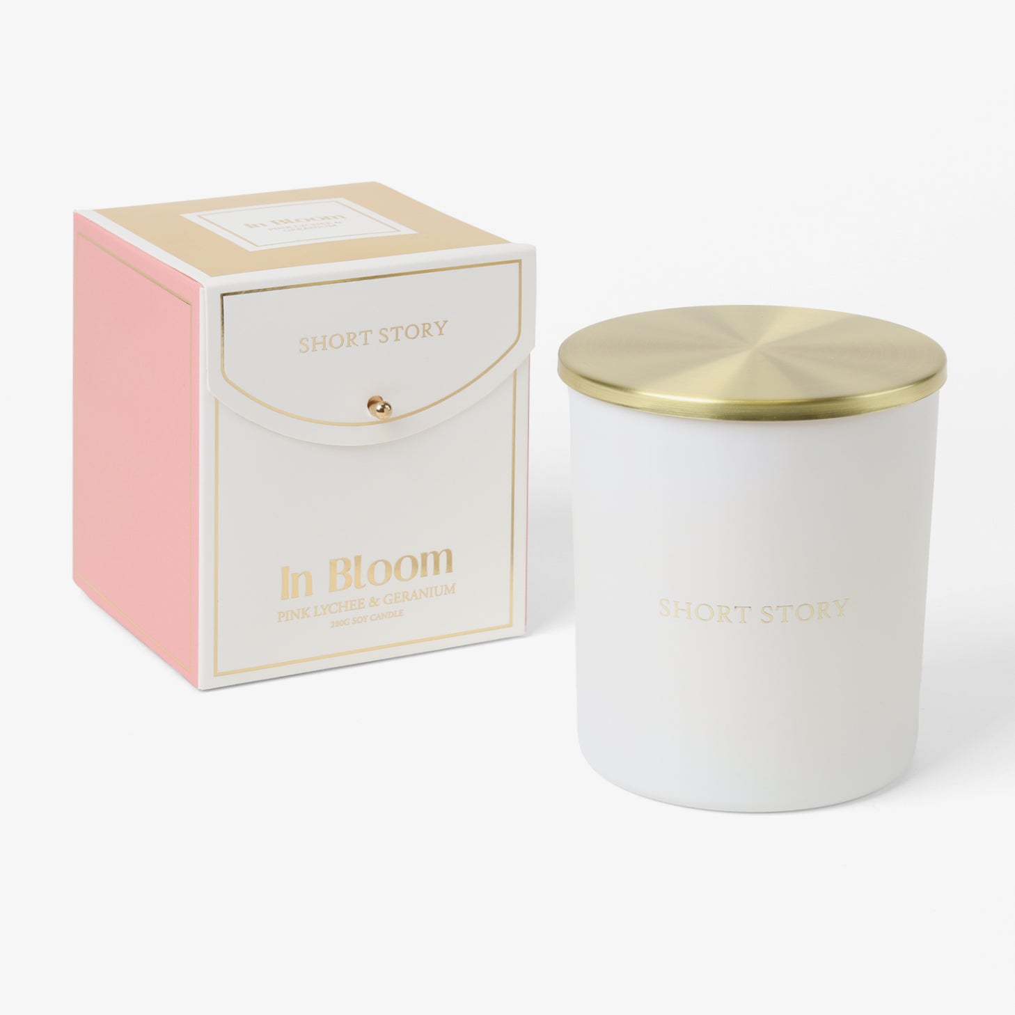 Signature In Bloom - Pink Lychee & Geranium Soy Candle