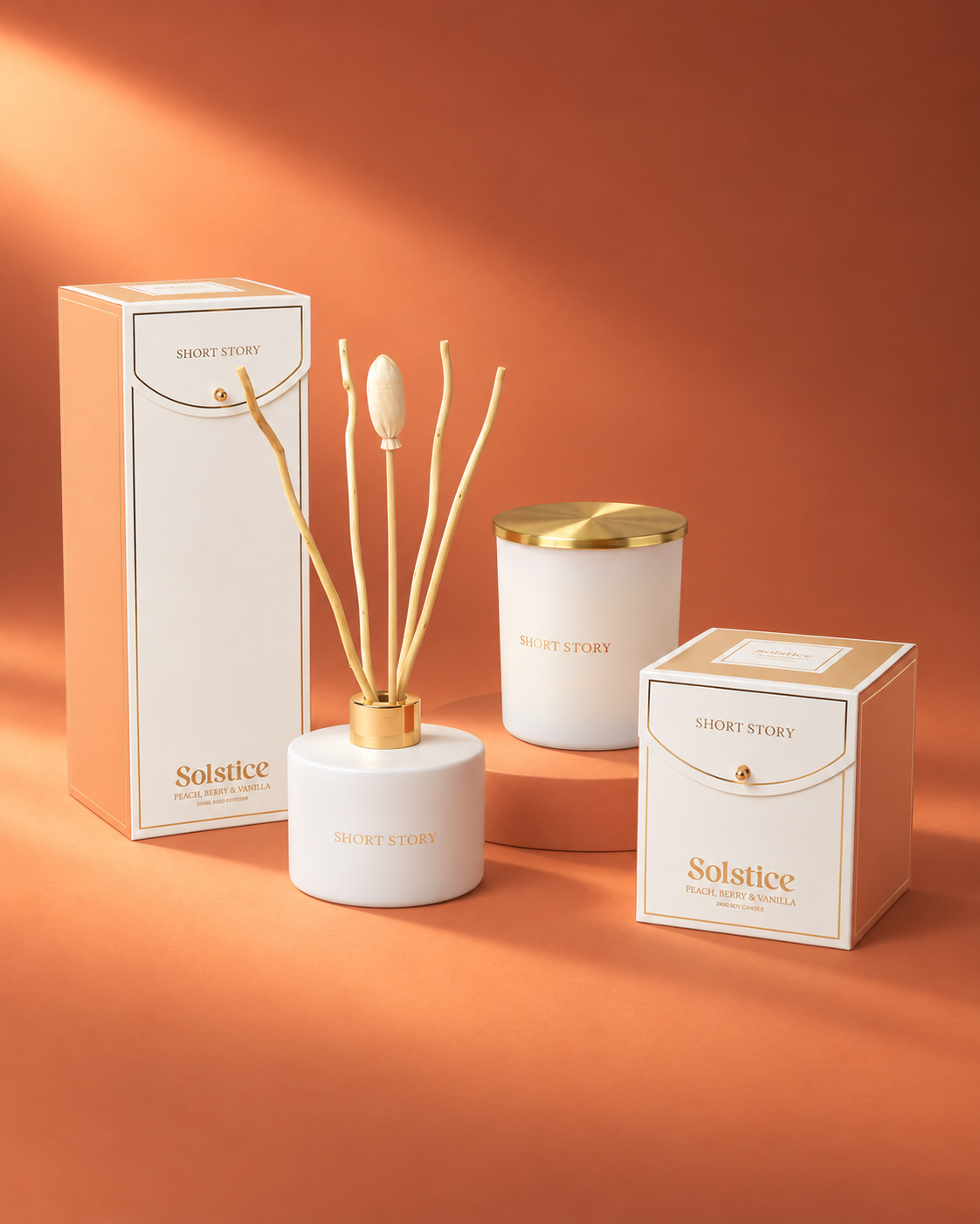 Signature Solstice - Peach, Berry & Vanilla Reed Diffuser