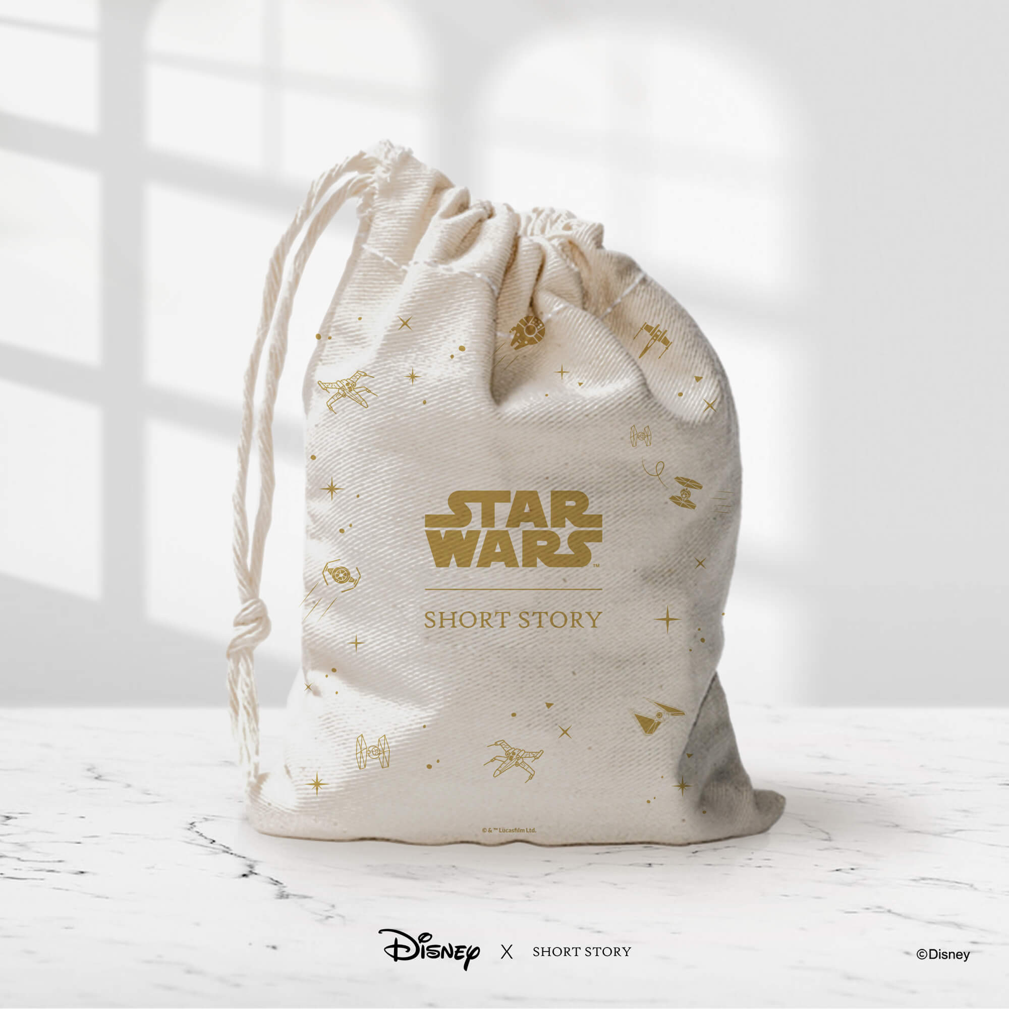 Star Wars™ Linen Drawstring Gift Bag