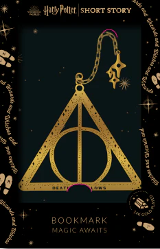 Harry Potter Gold Bookmark Deathly Hallows