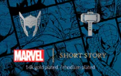 Marvel Earring Thor &amp; Mjolnir Hammer