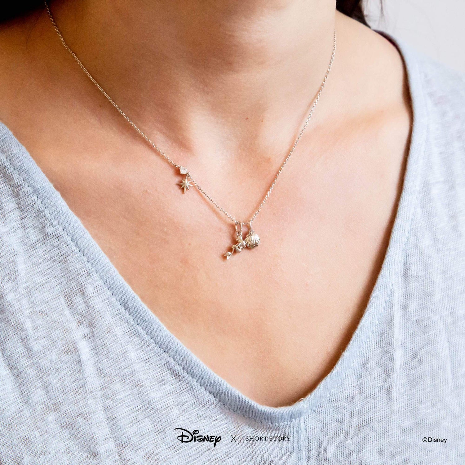 Disney Necklace Charm Ariel