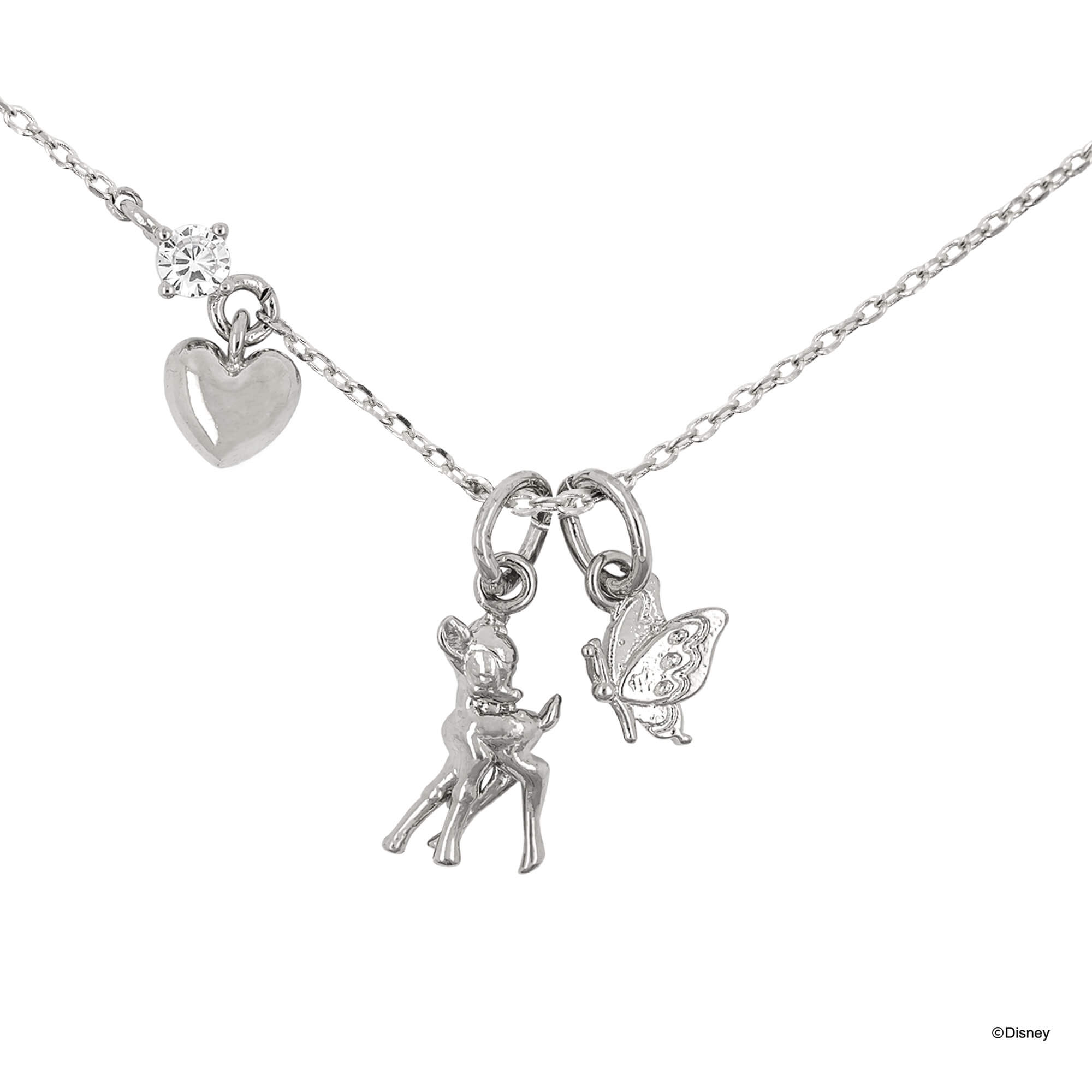 Silver disney store necklace