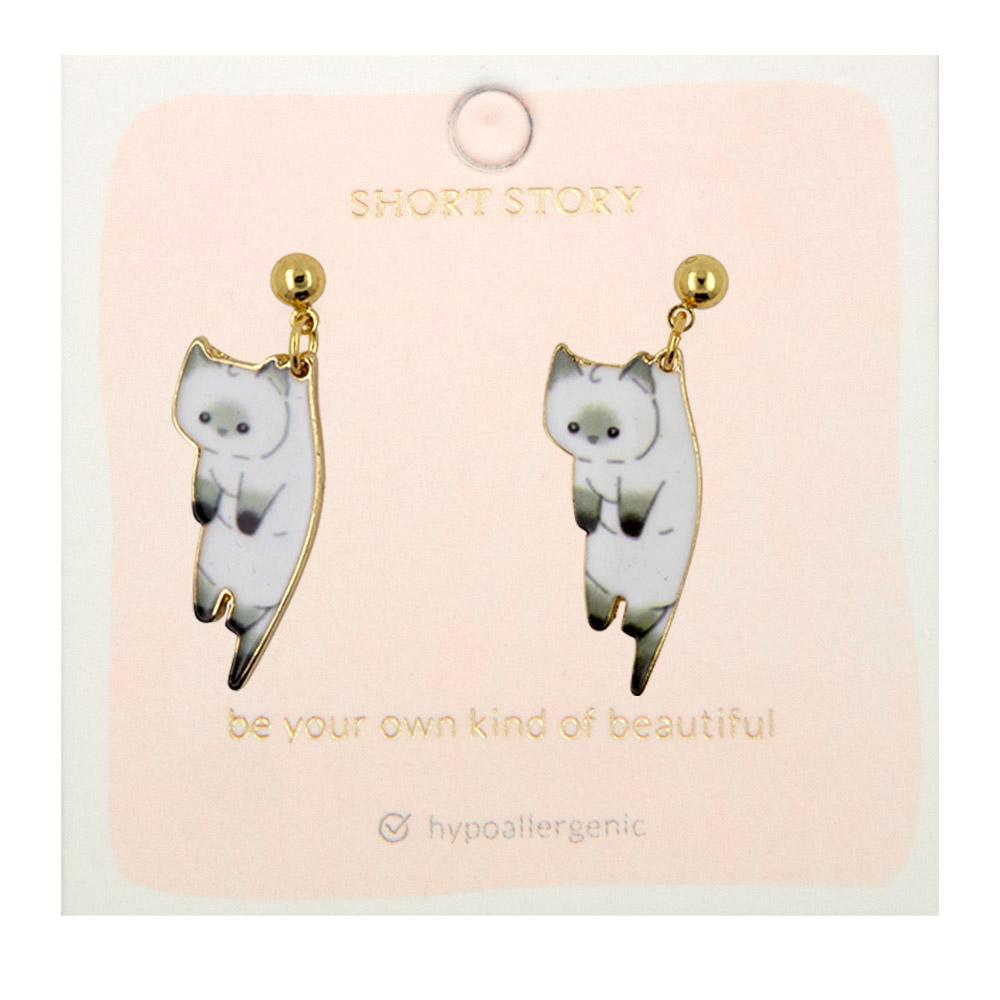 Buy Cat Earrings Online In India - Etsy India